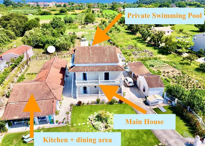 Doma With Private Pool For Up To 29 Guests By Dadovillas Villa Roda (Corfu)