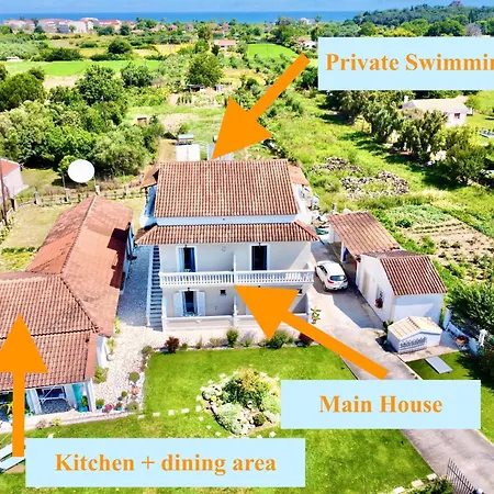 Doma With Private Pool For Up To 29 Guests By Dadovillas ヴィラ ロダ
